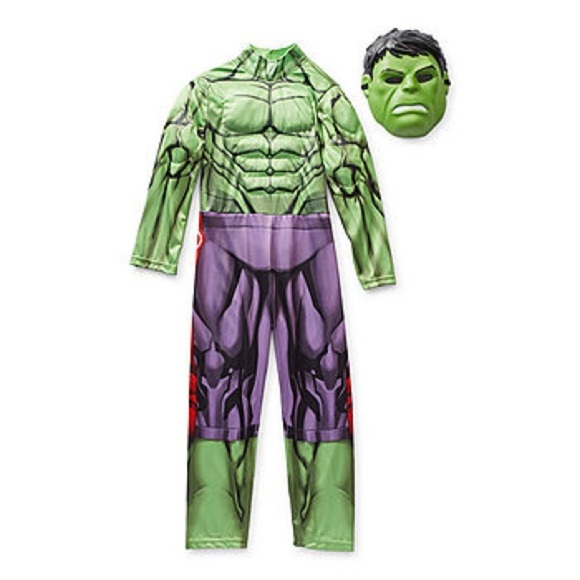 Disney Collection Hulk Roleplay Boys Dress Up Halloween Costume | NEW/NWT!!💚💚 - Picture 1 of 7
